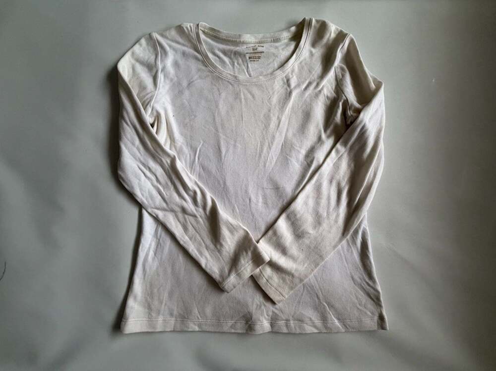 White Stag Women’s White Long Sleeve Basic Tee Size S